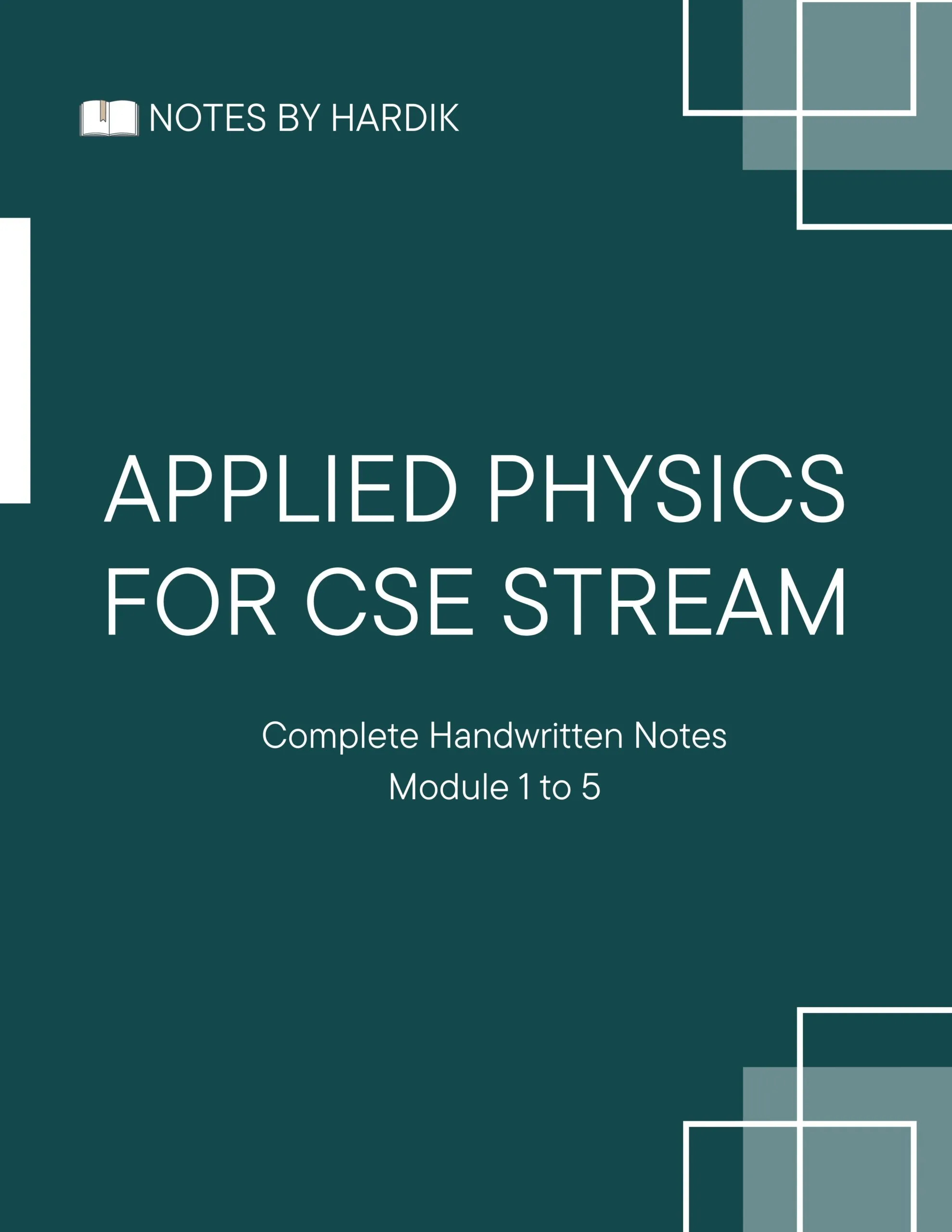 PHYSICS SEM 1, 2
