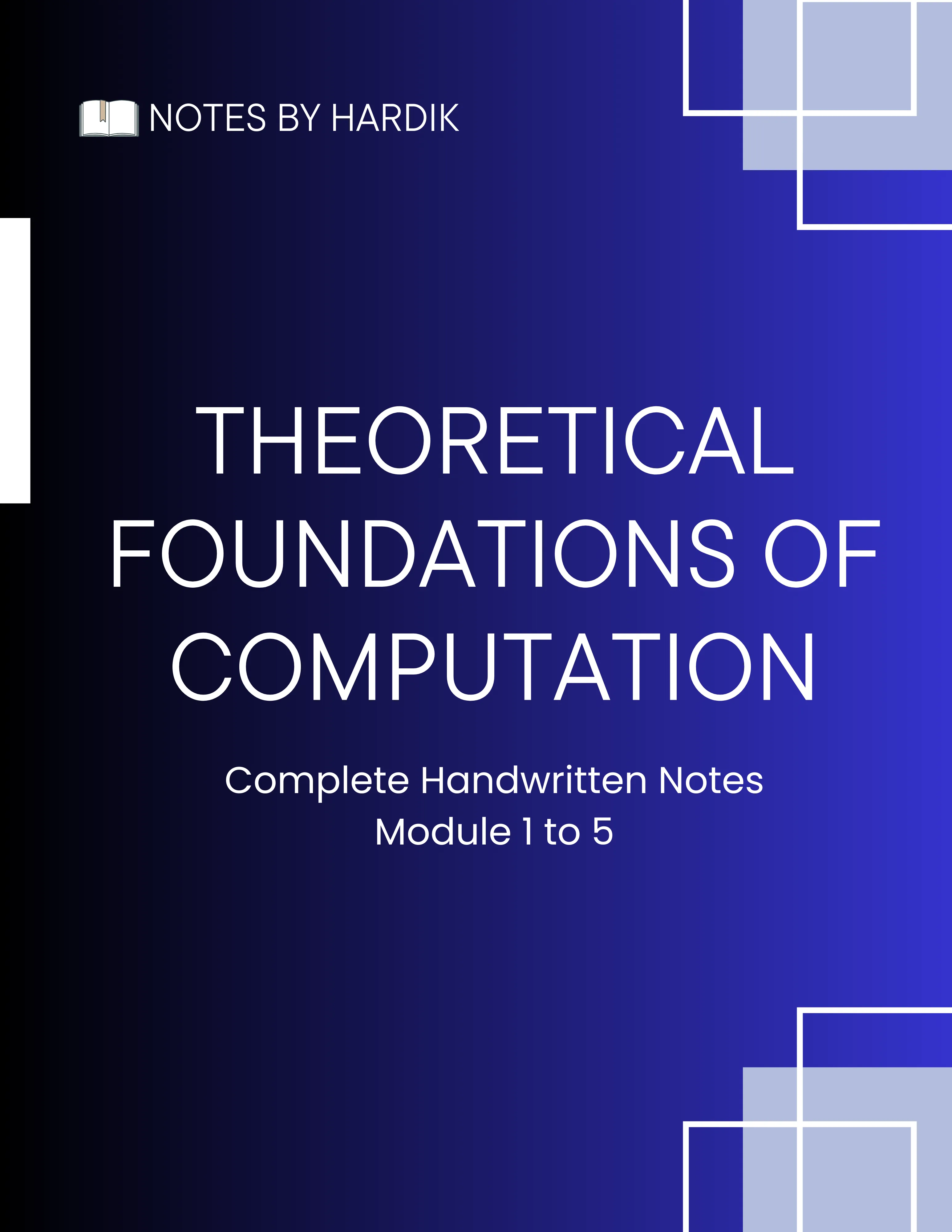 TFC Notes Cover