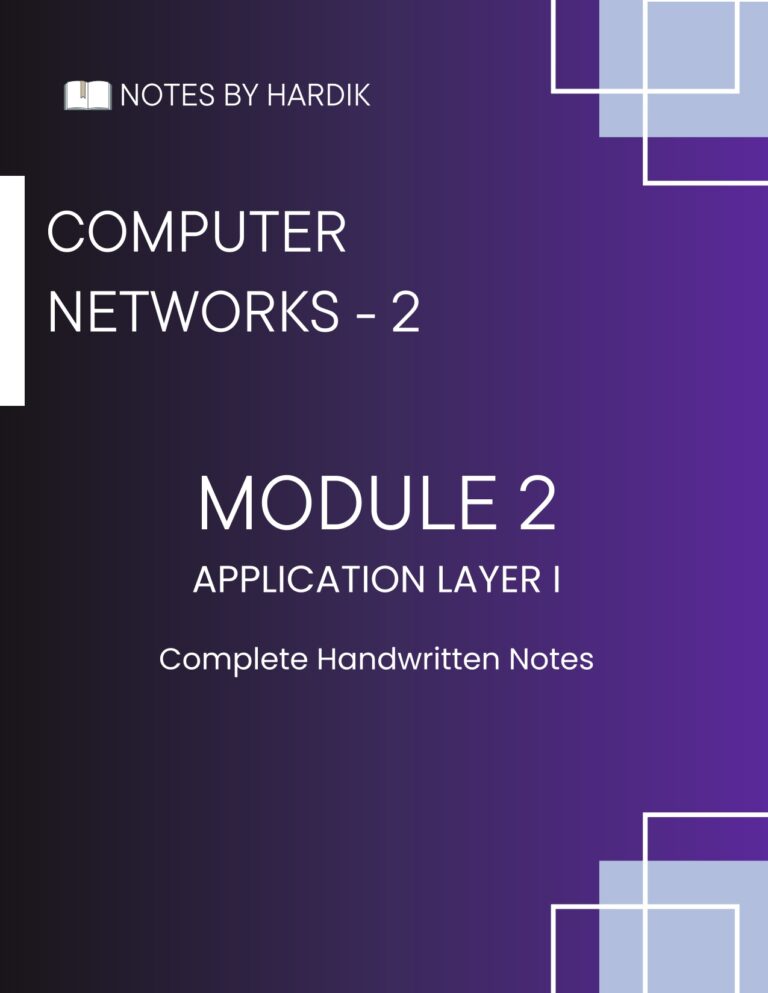 CN-2 Notes Cover UNIT 2-1
